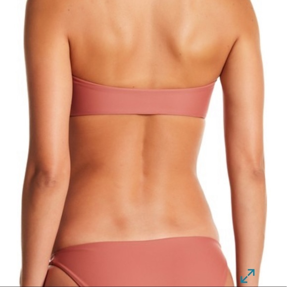 Mikoh Fiji metal ring bandeau bikini set. - Picture 2 of 8